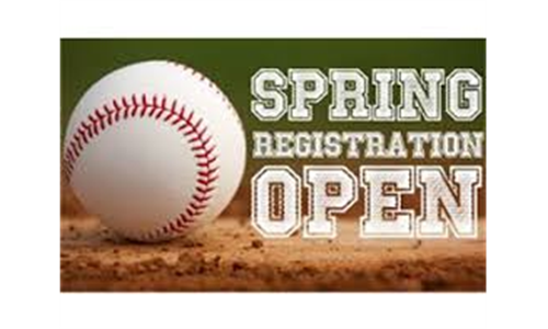 Register Now for the 2023 Spring Baseball Season
