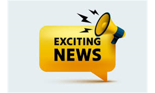 Exciting News!